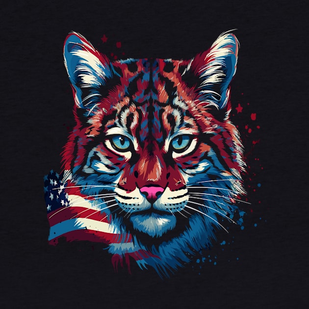 Patriotic Bobcat by JH Mart